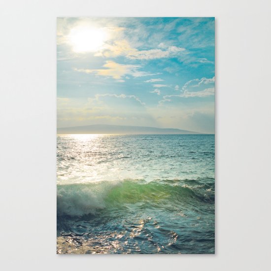Pā'ako Beach Iridescence Canvas Print