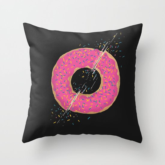 Donut Slices Throw Pillow