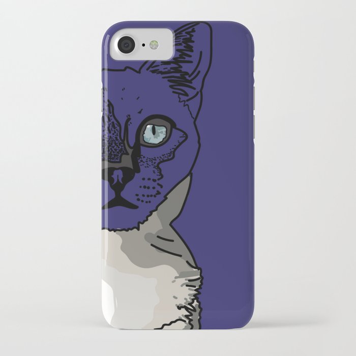 Blue Russian Cat iPhone Case