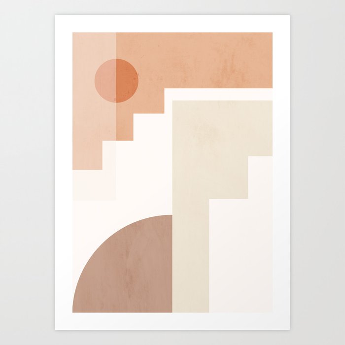 Minimal Geometric 99 Art Print