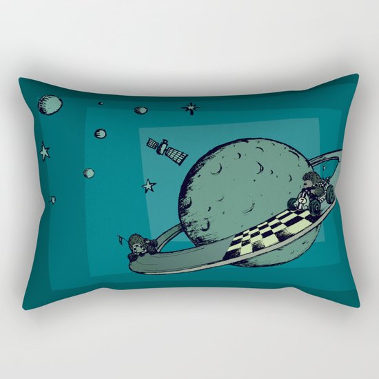 Space race Rectangular Pillow