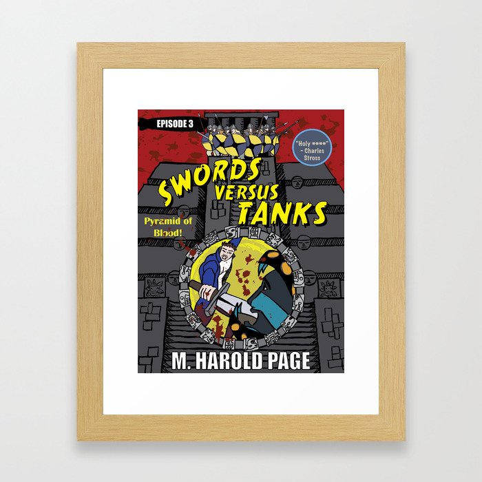 Swords Versus Tanks: Episode 3 Framed Art Print