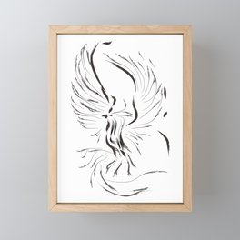 wind kills all the bird Framed Mini Art Print