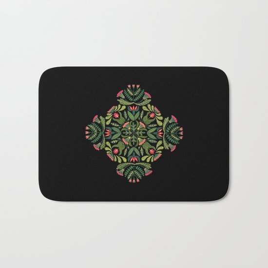 Little Red Riding Hood mandala Bath Mat
