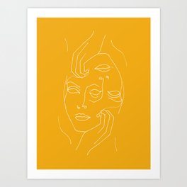jaune Art Print