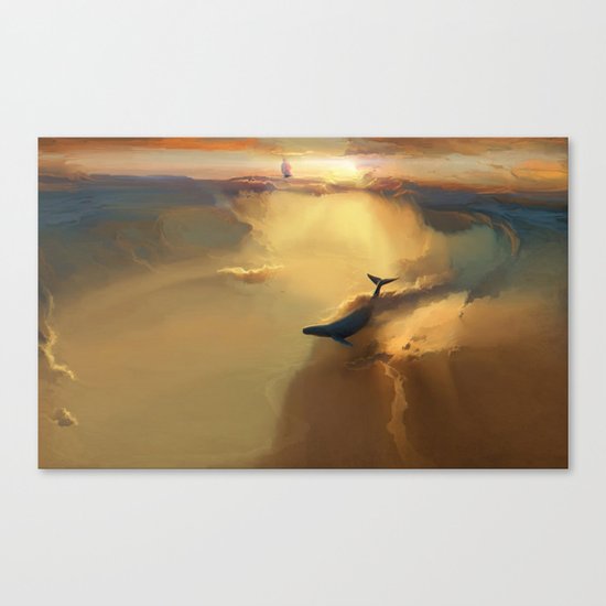 In the sea of gold Canvas Print