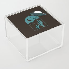ufo cactus abduction Acrylic Box