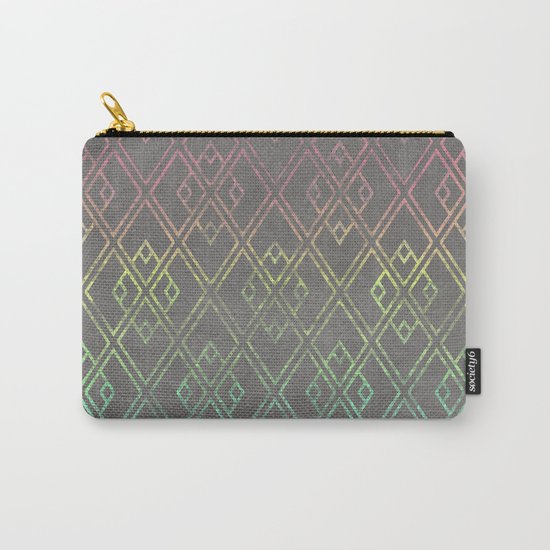 Square Patina Carry-All Pouch