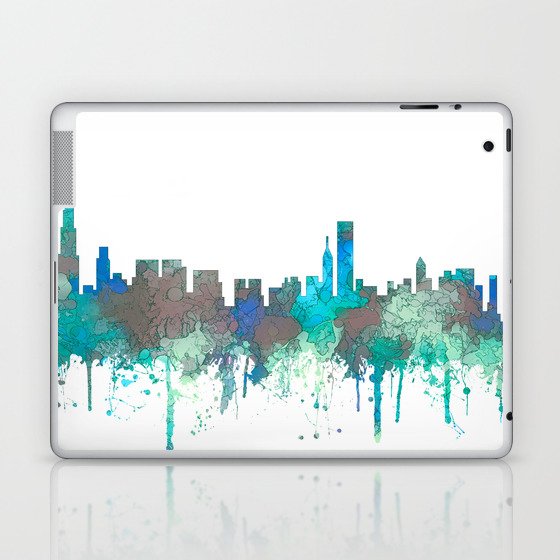 Chicago, Illinois Skyline - SG Jungle Laptop & iPad Skin