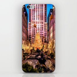 Christmas in NYC iPhone Skin