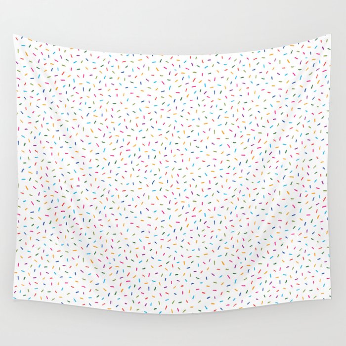 Celebrate: Sprinkle Cookies in Rainbow Wall Tapestry