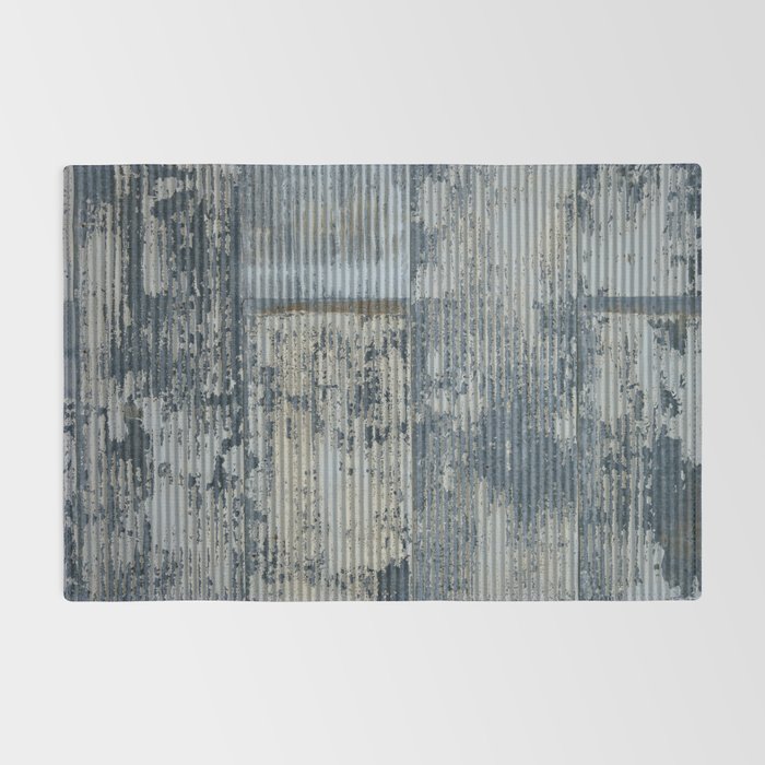 Warehouse District -- Vintage Industrial Farm Chic Abstract Rug