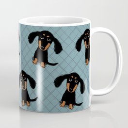 Cute Dachshund Puppy | Black and Tan Wiener Dog Mug