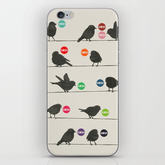 Birdsong_Gosh by Garima & Rachel iPhone & iPod Skin