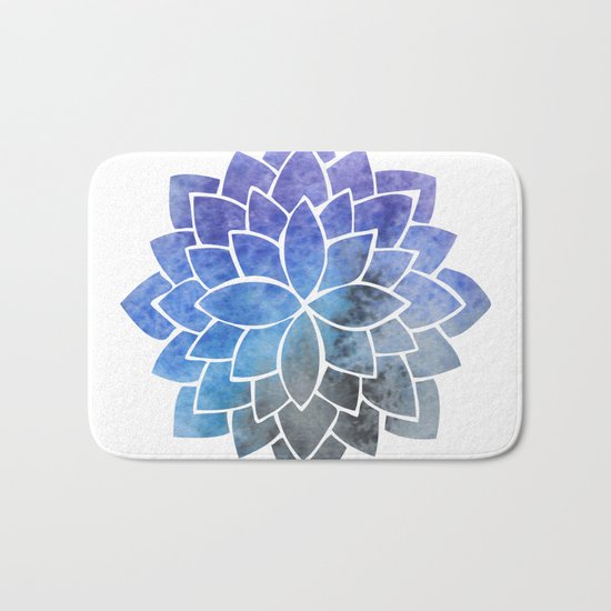 Glaucous Mandala Bath Mat