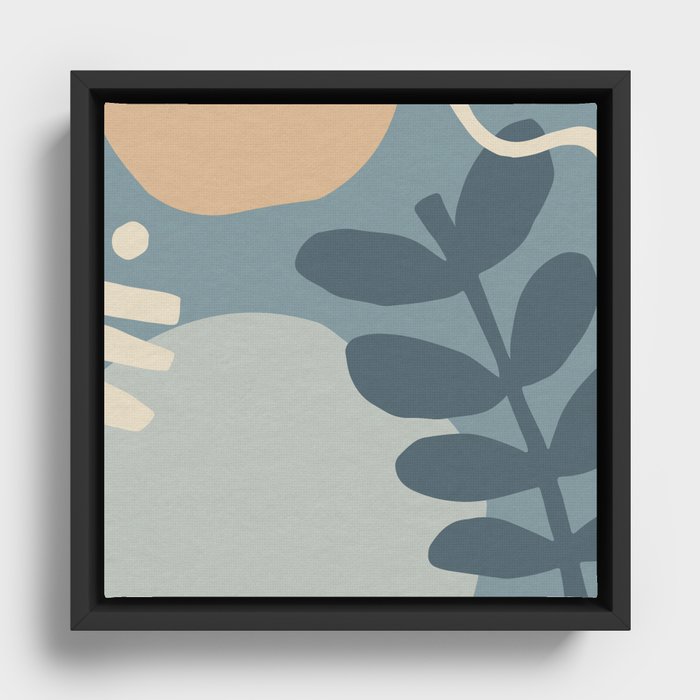 Botanical Illustration  Framed Canvas