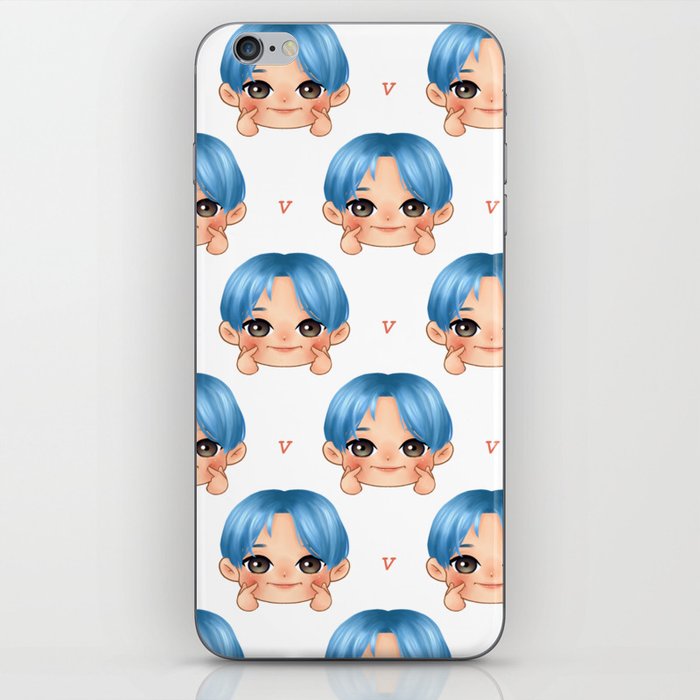 Bts V Cute Chibi Iphone Skin By Swaidraws Society6