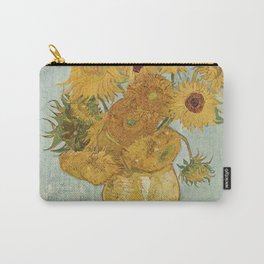 12 Sunflowers by Vincent van Gogh Carry-All Pouch