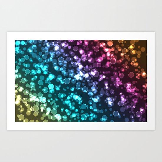 Colourful. Art Print
