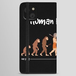 Evolution - past to future iPhone Wallet Case