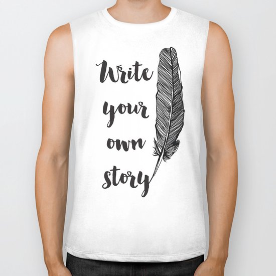 Write your own Story Biker Tank