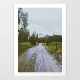 Sörmland Landscape  Art Print | Explore, Photo, Wanderlust, Trees, Film, Outdoors, Travel, Green, Road Trip, Nordic 