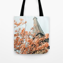 Paris in Spring | Travel Photography Eifel Tower | Wonder Building Architecture Love Tote Bag