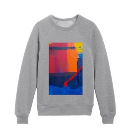 Contemporary Abstract Painting Kids Crewneck