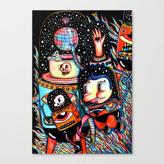 viaje Canvas Print