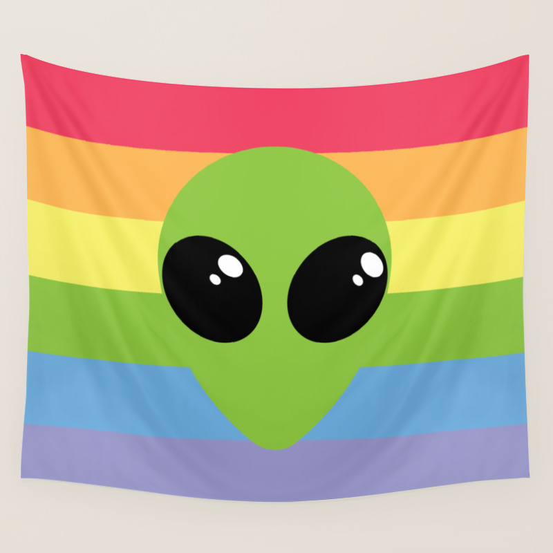 Gay Alien Flag Wall Tapestry By Studioestebanmartinez Society6