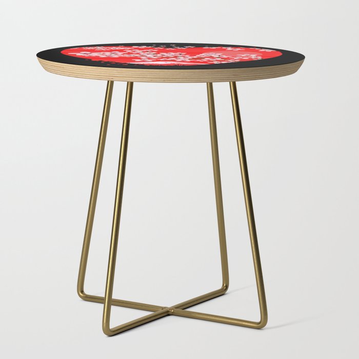 Cherry Blossom Heart Side Table