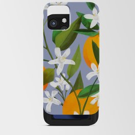 Orange Blossom Floral iPhone Card Case