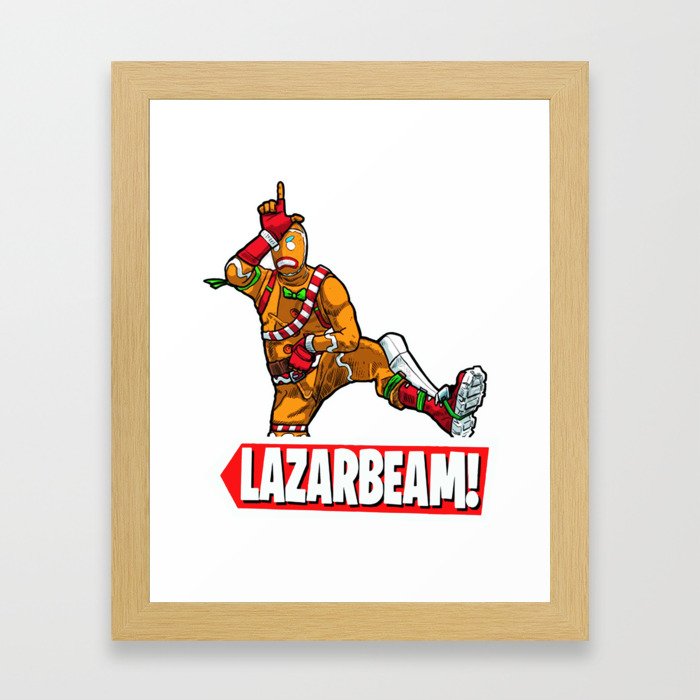 Lazarbeams Gingy Avatar doing the loser dance Framed Art ...