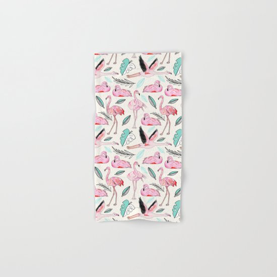 Flamingos Forever Hand & Bath Towel