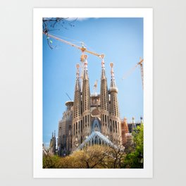 la Sagrada Família Art Print