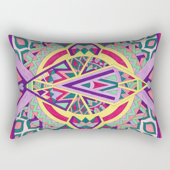 Abstract Journey Rectangular Pillow