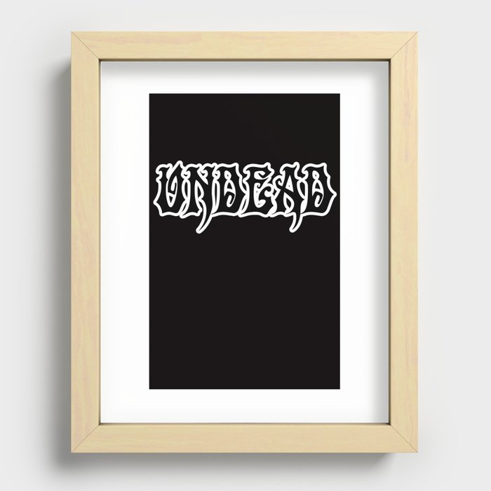 Undead Recessed Framed Print