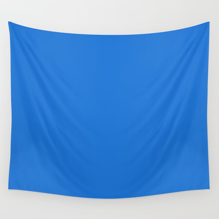 Simply Solid - Bright Navy Blue Wall Tapestry