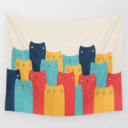 Cats Wall Tapestry