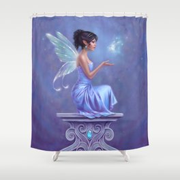 Opalite Fairy Shower Curtain