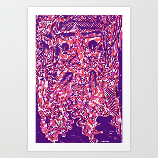 DEEP THOUGHT Art Print