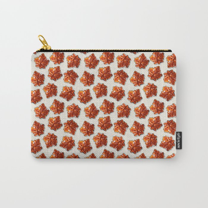 Canadian Maple Syrup Candy Pattern Carry-All Pouch