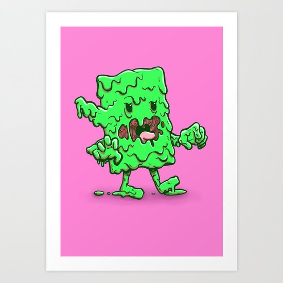 Slime Log Art Print