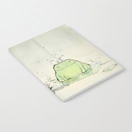 The frog under the rain Notebook