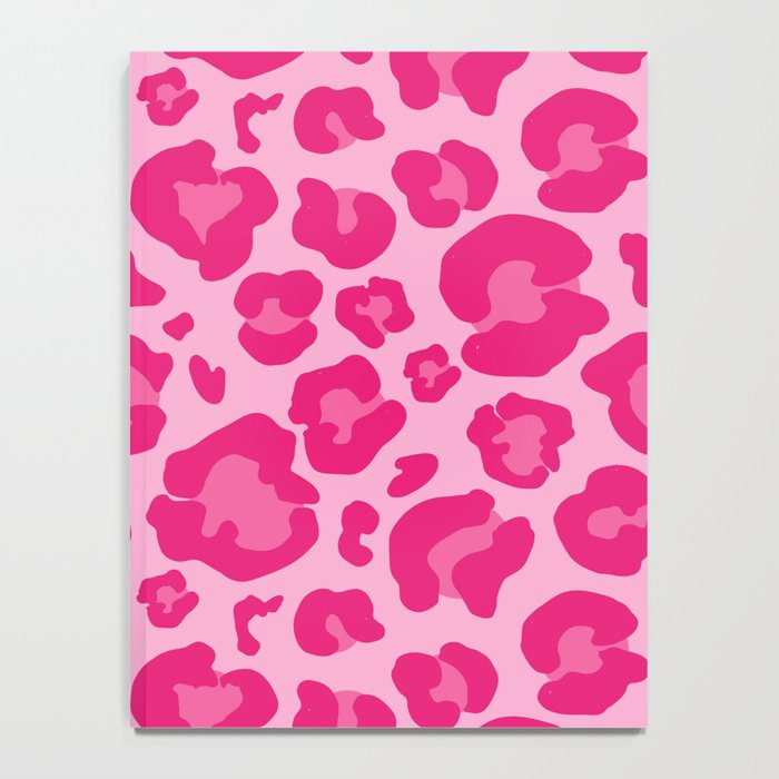 Society6 ケース Trendy Leopard Print Pattern Vivacious Pink Pink Leopard Print Pattern Wallpaper - Preppy Aesthetic