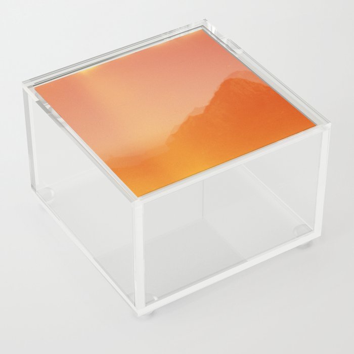 Orange Peaks || Sedona Sunrise Acrylic Box