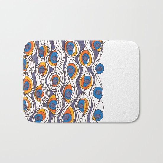 peacock Bath Mat