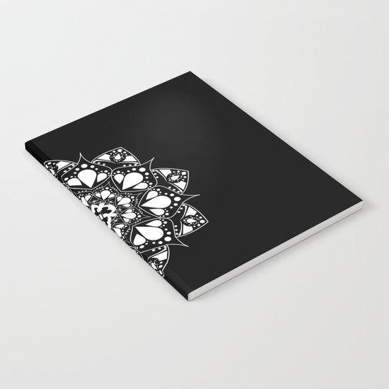 Mandala Black and White Magic Notebook