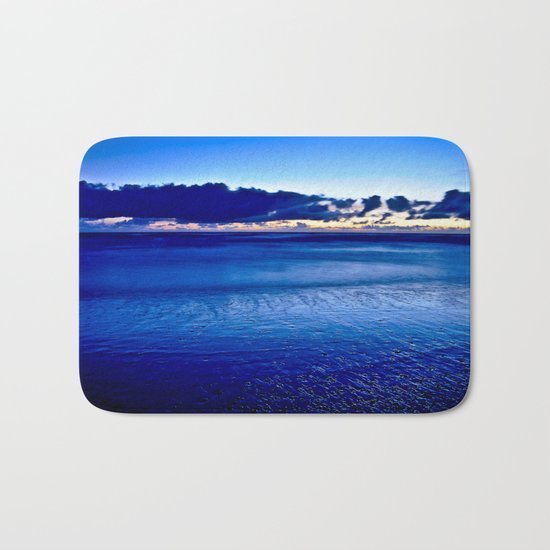 BLUE SILENCE of the SEA Bath Mat