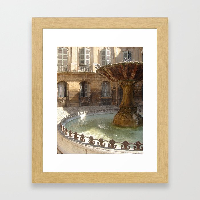 La Fontaine Framed Art Print